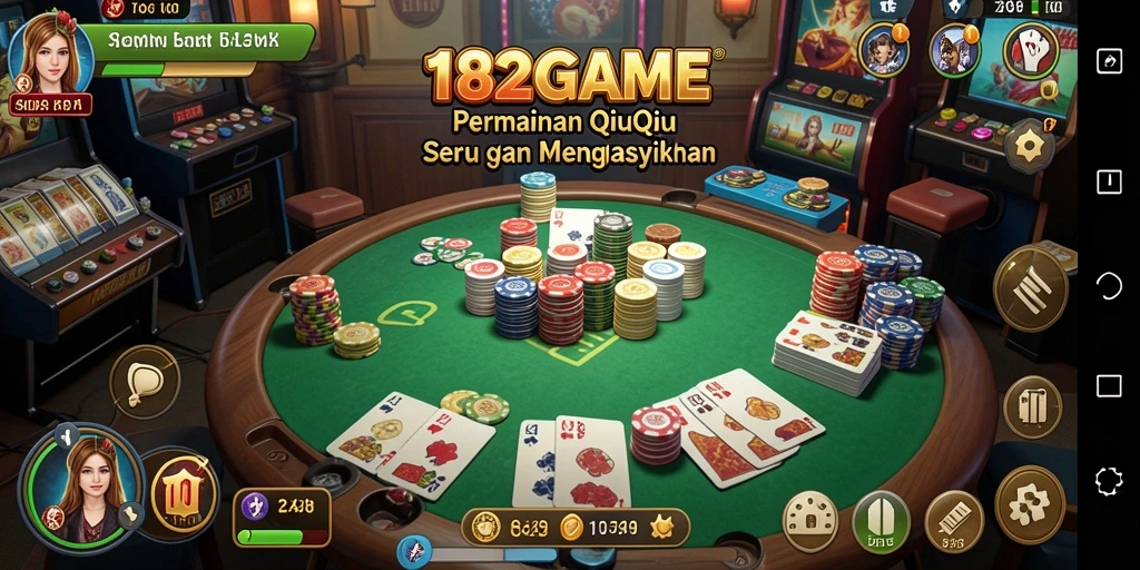 Gameplay seru QiuQiu di 182GAME dengan tantangan menarik.
