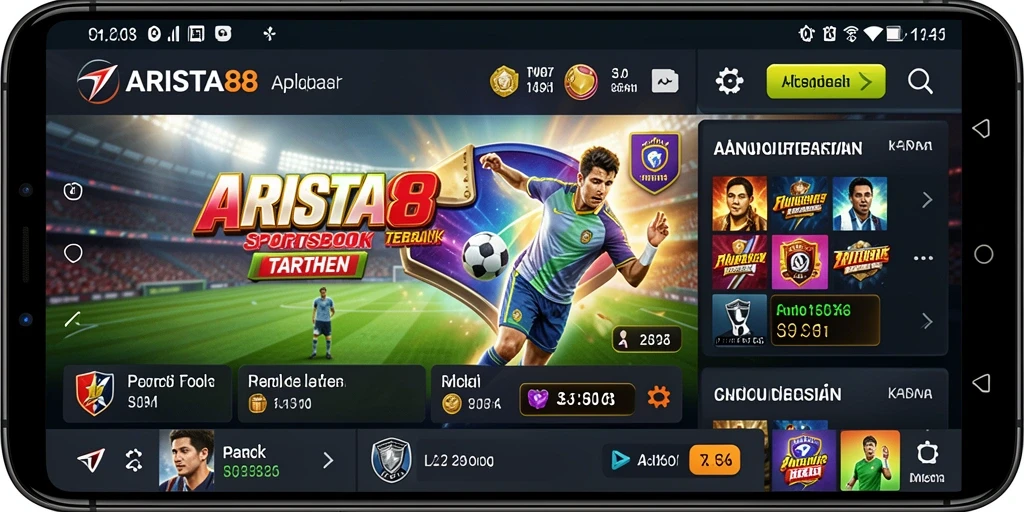 Tampilan gameplay ARISTA88 yang menarik dan interaktif dalam taruhan Sportsbook.
