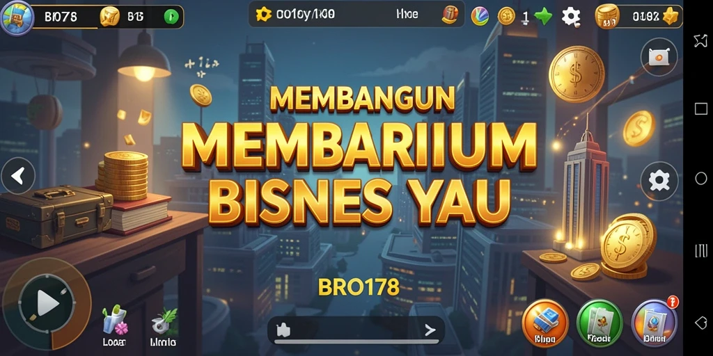 Menampilkan tampilan menarik gameplay Tycoon BRO178.
