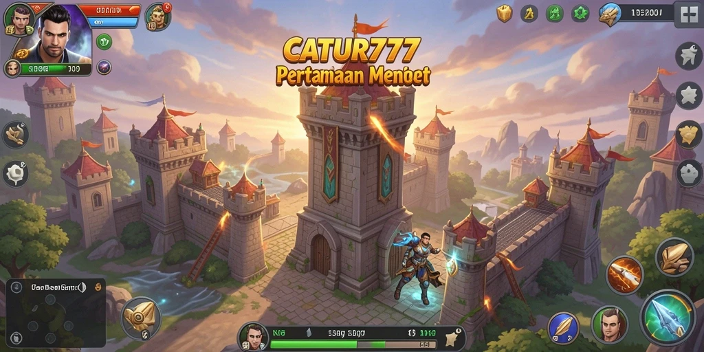 Tampilan gameplay menawan dari CATUR777 yang seru.