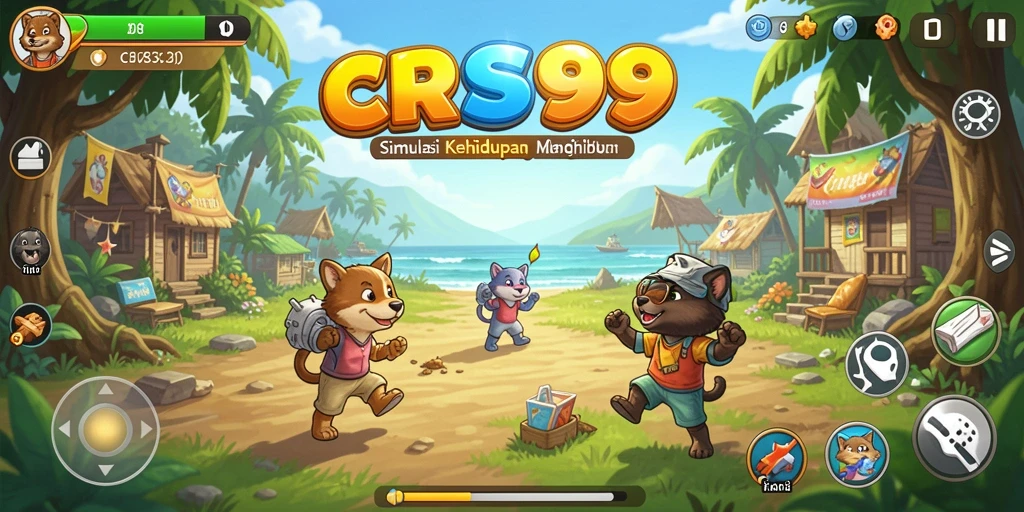Gameplay CRS99 menunjukkan interaksi mendalam dan aktivitas menarik.