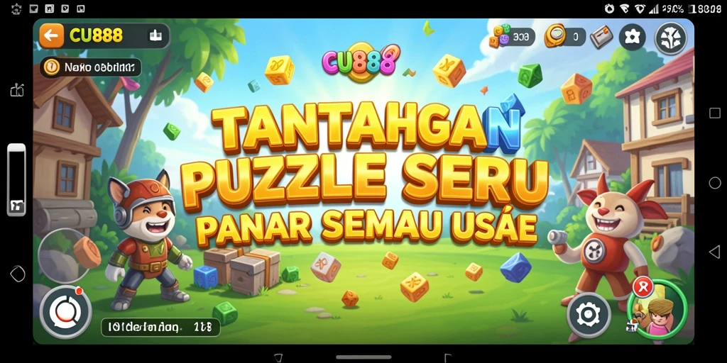 Gameplay seru dan menantang di CU888 dengan berbagai puzzle kreatif.