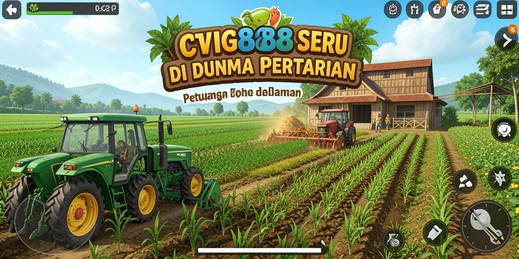 Tampilan gameplay yang menarik di dunia pertanian.