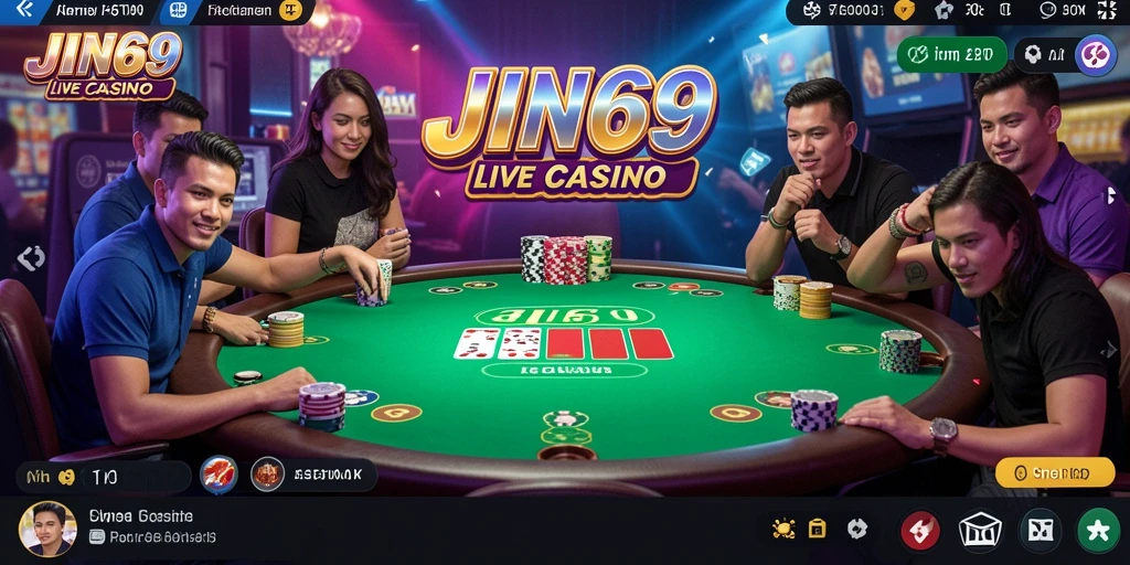 Tampilan gameplay menarik dari JIN69 Live Casino