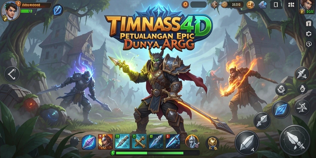 Tampilan gameplay menarik dalam petualangan ARPG TIMNAS4D.