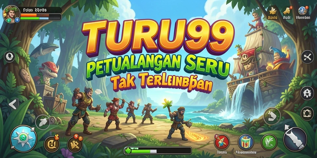 Gameplay TURU99 yang menantang dan penuh warna.